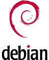 Powered by Debian Linux